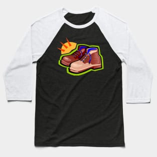 Shoes at Sunrise 90s Vibes Baseball T-Shirt